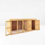 Mercia Berkshire Dog Kennel & Run 10 x 4 thumbnail