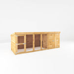 Mercia Berkshire Dog Kennel & Run 12 x 4 thumbnail