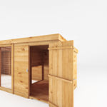 Mercia Berkshire Dog Kennel & Run 12 x 4 thumbnail