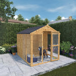 Mercia Staffordshire Dog Kennel & Run 8 x 6 thumbnail