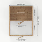 Mercia Staffordshire Dog Kennel & Run 8 x 6 thumbnail