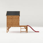 Mercia Snug Tower Wooden Playhouse & Slide thumbnail
