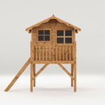 Mercia Poppy Tower Wooden Playhouse thumbnail