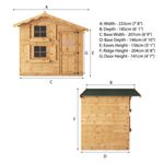 Mercia Snowdrop Double Storey Wooden Playhouse thumbnail