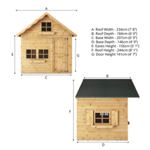 Mercia Swiss Cottage Double Storey Wooden Playhouse thumbnail