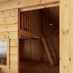 Mercia Swiss Cottage Double Storey Wooden Playhouse thumbnail