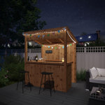 Mercia Pressure Treated Wooden Garden Bar 6 x 4 thumbnail