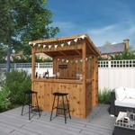 Mercia Pressure Treated Wooden Garden Bar 6 x 4 thumbnail