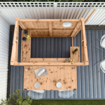 Mercia Premium Pressure Treated Wooden Garden Bar with Shutters 6 x 4 thumbnail