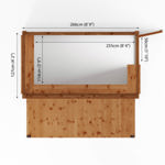 Mercia Premium Pressure Treated Wooden Garden Bar with Shutters 9 x 4 thumbnail