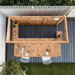 Mercia Premium Pressure Treated Wooden Garden Bar with Shutters 9 x 4 thumbnail