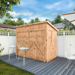 Mercia Premium Pressure Treated Wooden Garden Bar with Shutters 9 x 4 thumbnail