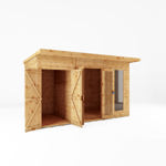 Mercia Maine Wooden Summerhouse with Side Shed 12 x 6 thumbnail