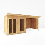Mercia Main Wooden Summerhouse with Patio Area 16 x 6 thumbnail