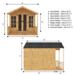 Mercia Premium Wessex Wooden Summerhouse 10 x 8 thumbnail