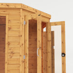 Mercia Premium Corner Wooden Summerhouse with Side Shed 11 x 7 thumbnail