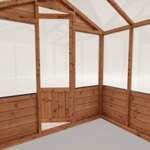 Mercia Traditional Wooden Greenhouse 6 x 6 thumbnail