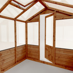 Mercia Traditional Wooden Greenhouse 8 x 6 thumbnail