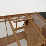 Mercia Traditional Apex Wooden Greenhouse Combi Shed 10 x 6 thumbnail