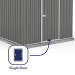 Absco Premier Metal Shed 7 x 7 (Monument) thumbnail