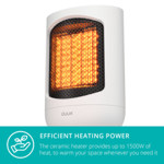 Duux Zone Personal Heater (White) thumbnail