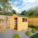 Mercia Woodsman Shiplap Apex Wooden Shed 6 x 6 thumbnail