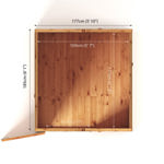 Mercia Woodsman Shiplap Apex Wooden Shed 6 x 6 thumbnail