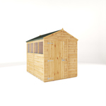 Mercia Woodsman Shiplap Apex Wooden Shed 8 x 6 thumbnail