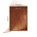 Mercia Woodsman Shiplap Apex Wooden Shed 8 x 6 thumbnail
