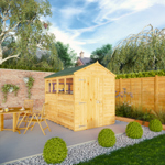Mercia Woodsman Shiplap Apex Wooden Shed 8 x 6 thumbnail