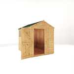 Mercia Woodsman Shiplap Apex Wooden Shed 8 x 6 thumbnail