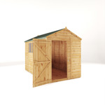 Mercia Woodsman Shiplap Apex Wooden Shed 10 x 6 thumbnail