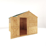 Mercia Woodsman Shiplap Apex Wooden Shed 10 x 8 thumbnail