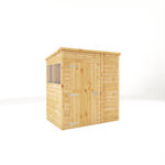 Mercia Woodsman Shiplap Pent Wooden Shed 6 x 4 thumbnail