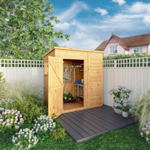 Mercia Woodsman Shiplap Pent Wooden Shed 6 x 4 thumbnail