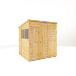 Mercia Woodsman Shiplap Pent Wooden Shed 6 x 6 thumbnail