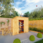 Mercia Woodsman Shiplap Pent Wooden Shed 6 x 6 thumbnail