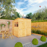 Mercia Woodsman Shiplap Pent Wooden Shed 6 x 6 thumbnail