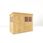 Mercia Woodsman Shiplap Pent Wooden Shed 8 x 4 thumbnail