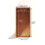 Mercia Woodsman Shiplap Pent Wooden Shed 8 x 4 thumbnail
