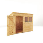 Mercia Woodsman Shiplap Pent Wooden Shed 8 x 4 thumbnail