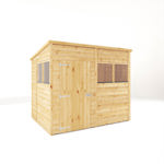 Mercia Woodsman Shiplap Pent Wooden Shed 8 x 6 thumbnail