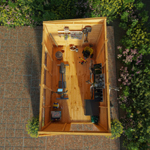 Mercia Woodsman Shiplap Pent Wooden Shed 10 x 6 thumbnail