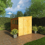 Mercia Woodsman Shiplap Pent Wooden Shed 10 x 6 thumbnail