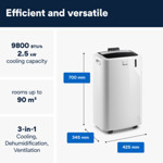 DeLonghi Pinguino PAC EM90 Portable Air Conditioner thumbnail
