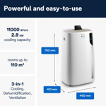 DeLonghi Pinguino EL112CST Smart Portable Air Conditioner thumbnail