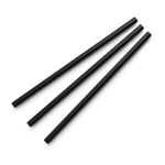 Black 145mm Paper Cocktail Straws (5mm) thumbnail