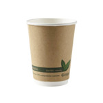 12oz Kraft Compostable Double Wall Cups thumbnail