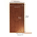 Mercia Shiplap Apex Wooden Shed 10 x 5 thumbnail