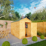 Mercia Shiplap Apex Wooden Shed 10 x 5 - Windowless thumbnail